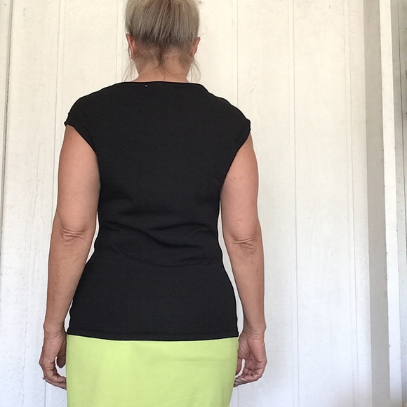 WHITE HOUSE BLACK MARKET SLEEVELESS COLOR BLOCKED SWEATER SIZE SMALL - Picture 4 of 10